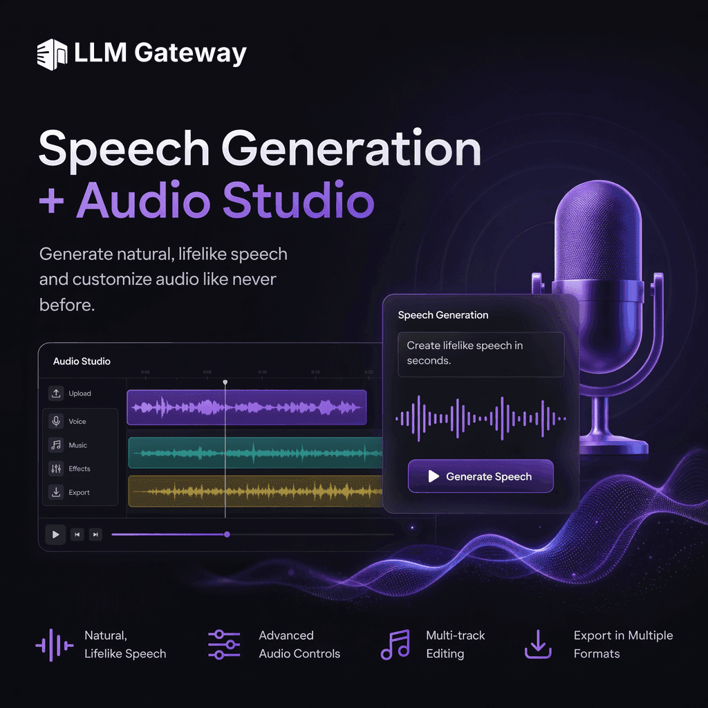 Speech generation and Audio Studio on DigitSpace